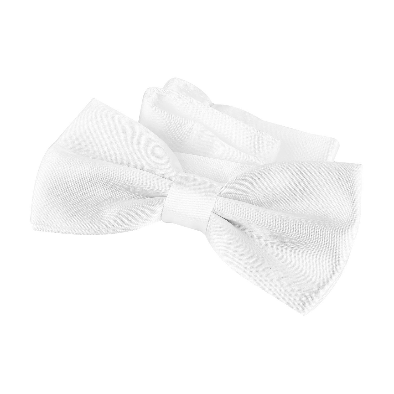 DonDon 6er Set Herren Fliege 12 x 6 cm gebunden und längenverstellbar
