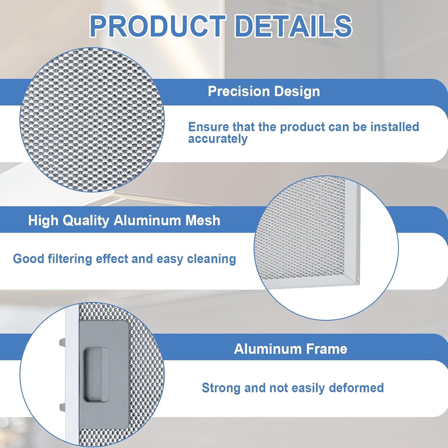WB02X11011 Range Hood Grease Filter Compatible with GE Range Hood, 2 Pack