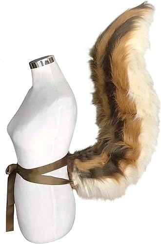 Amazon コスプレアイテム シマリス しっぽ アニマル けもの 尻尾 あんスタ 仙石忍 リスの大冒険 やfgo パールヴァティー スタッフ衣装 プリキュア キュアカスタード コス等に 受注生産国内発送品 コスプレ 仮装 通販