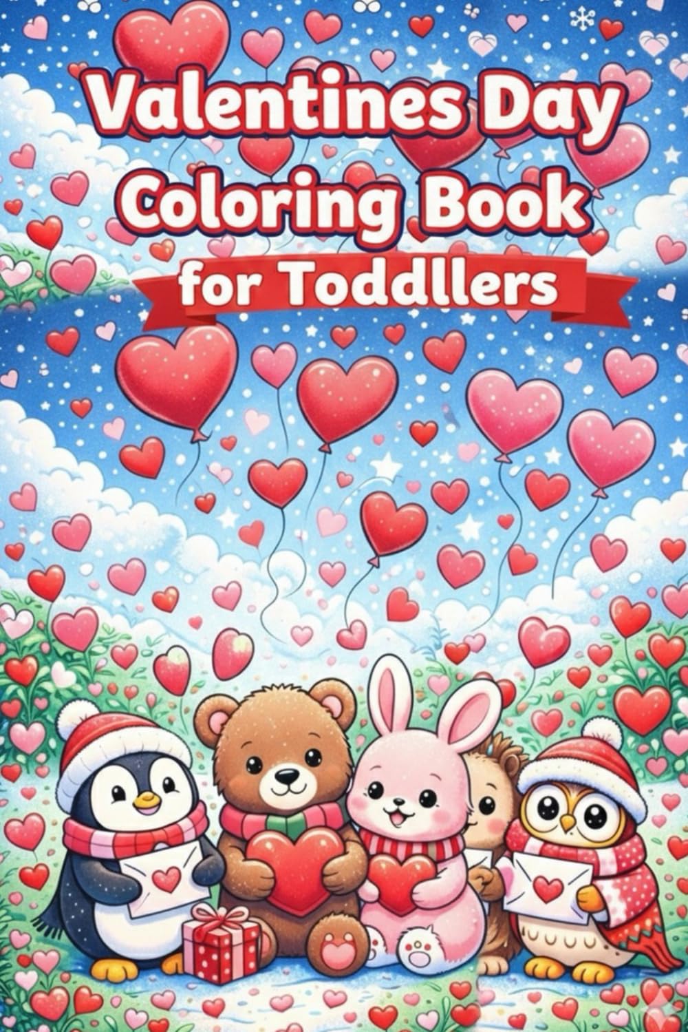 Valentine Coloring Book for Toddlers | Cute Simple Valentine Pages | Ages 2–4 | Easy Coloring for Little Kids: 25 Easy Designs For Toddlers