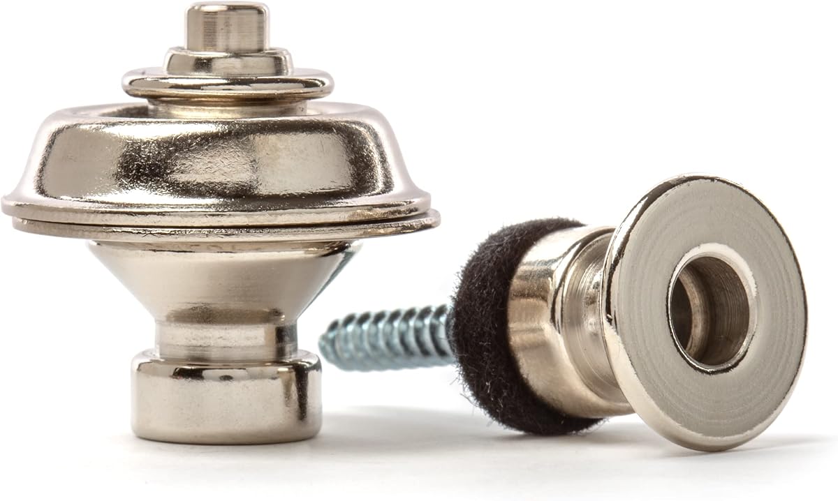 Jim Dunlop Straplok® Strap Retainers Traditional - Nickel