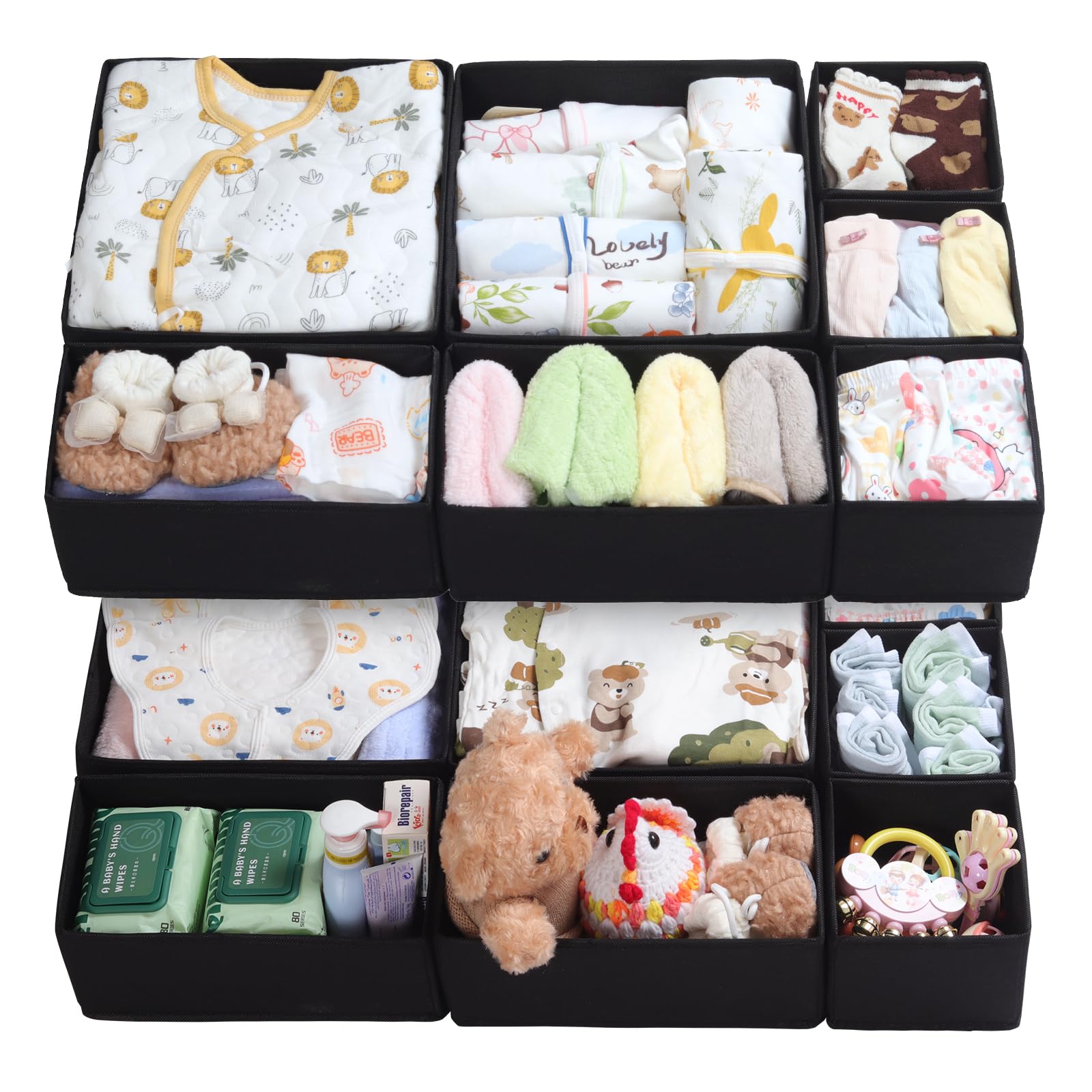Rangement de vêtements de bébé pour simplifier le quotidien dans la chambre d'enfant