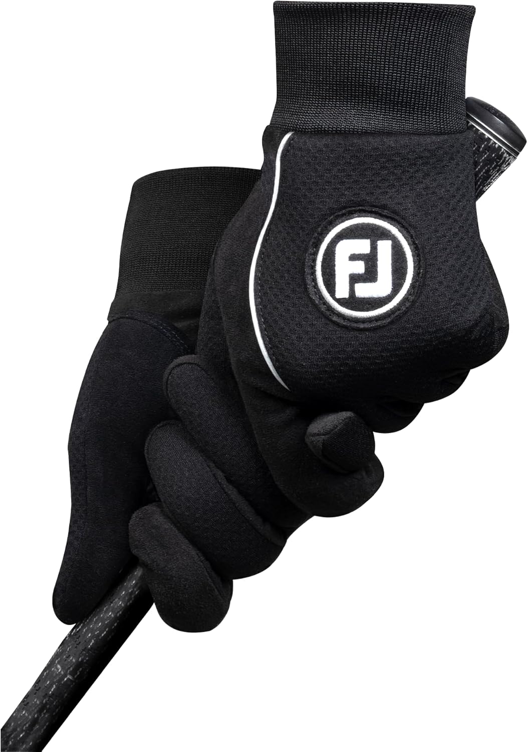 FootJoy Women's WinterSof Golf Glove, Black, Small, Pair - Image 3