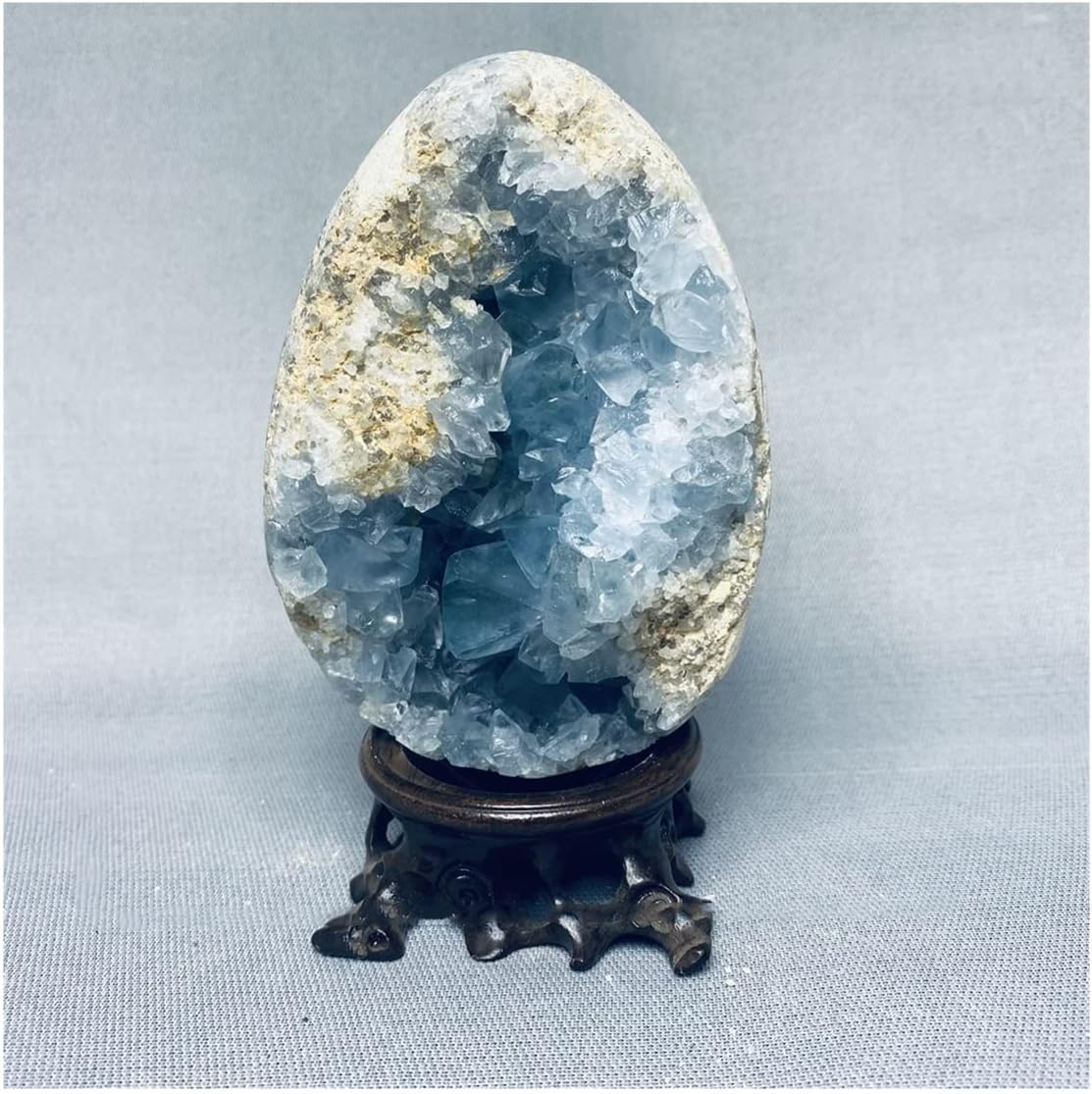 Crystal Stone Home Decor Natural Crystal Kyanite Celestite Geode Home Decoration Gift