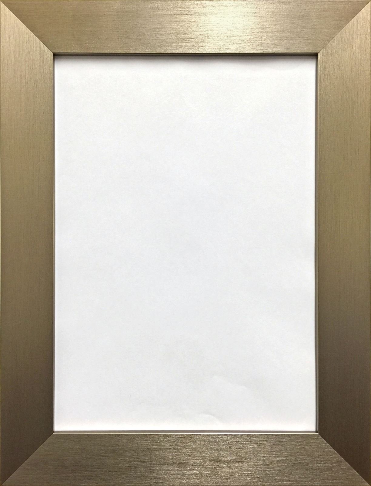 FLAT GUNMETAL BRUSHED PICTURE PHOTO FRAME HOME OFFICE WORK GIFT PRESENT A3 (11.75"X16.5")
