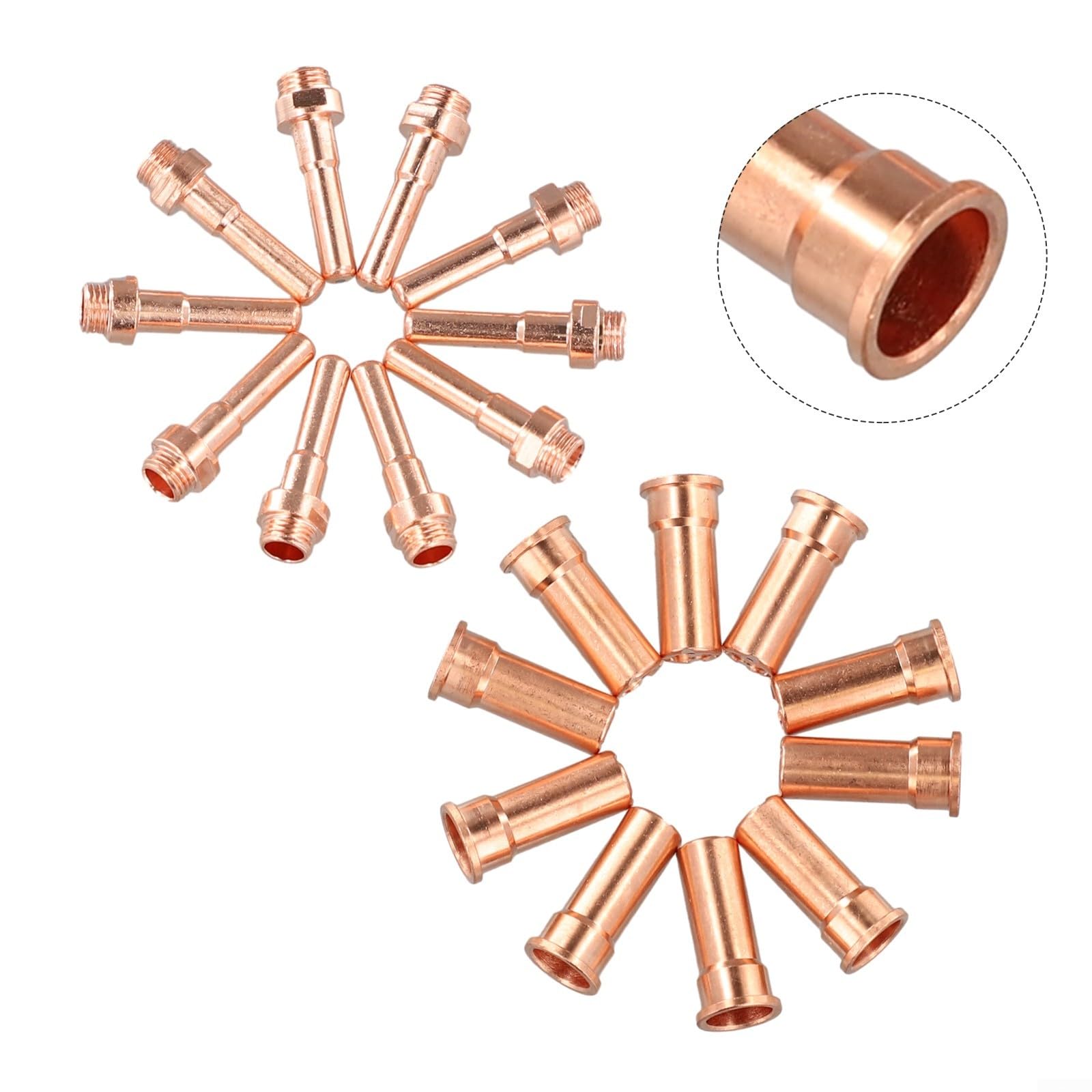 Kit di 20 elettrodi per taglio al plasma e ugello per torcia al plasma Cebora CP-70, parti di ricambio per punte 1395/L 1403