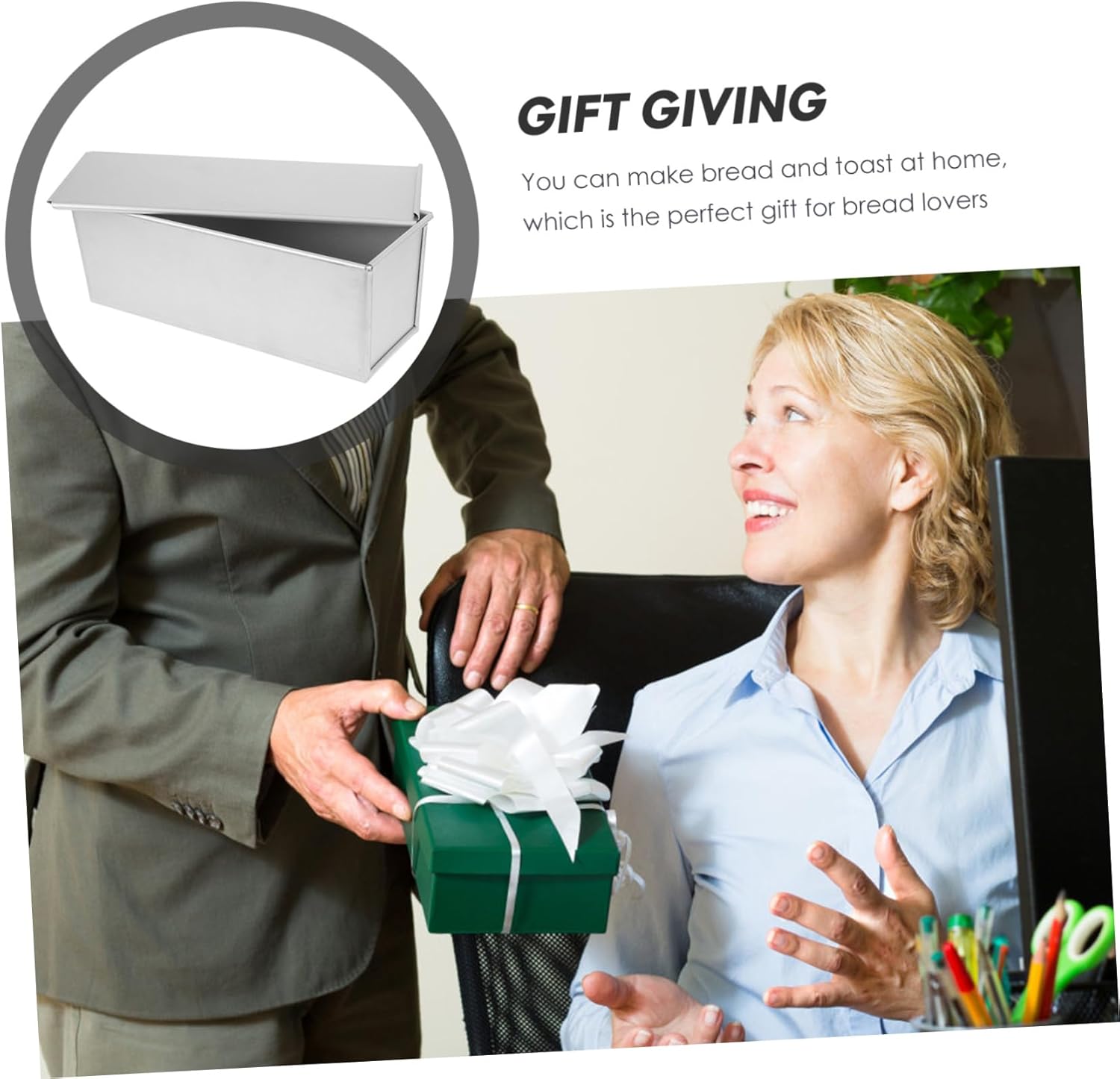 High Metal Toast Mold Loaf Pan Nonstick Bread Baking Mold for Home Baking