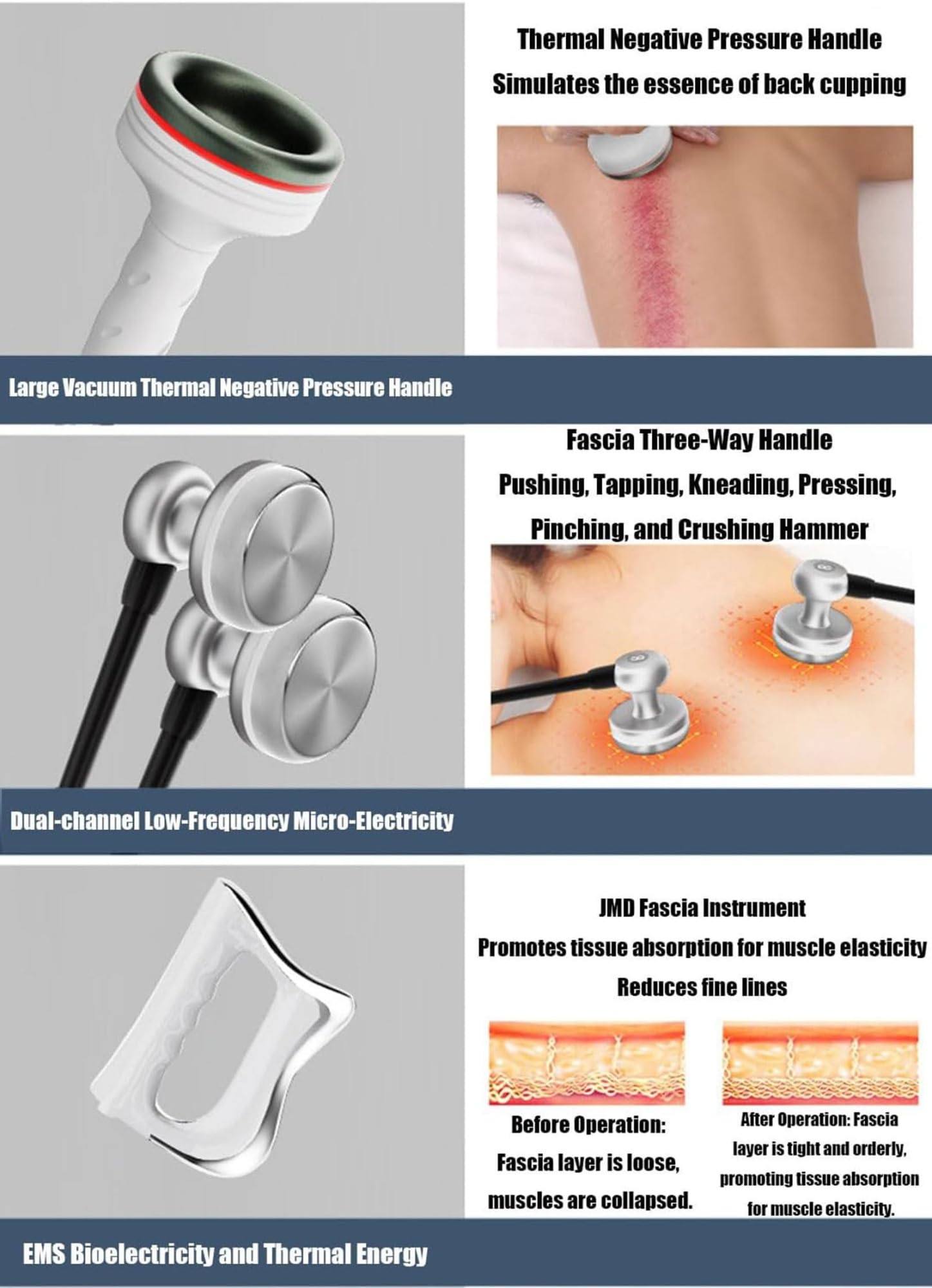 Apparecchio Professionale per Tecarterapia, Apparecchio per diatermia per la Perdita di Peso, Apparecchio per estetica Dimagrante brucia Grassi,Massaggiatore per Fisioterapia con diatermia