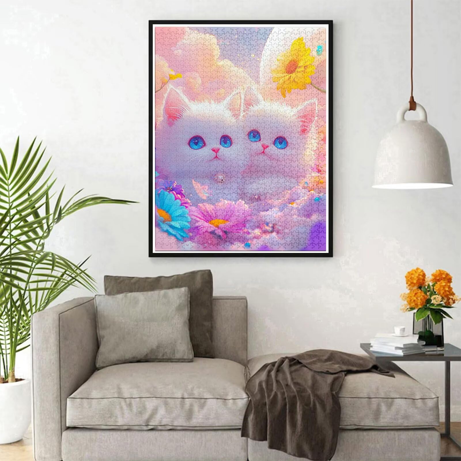 Puzzle 2000 elementów, puzzle dla dorosłych, DIY, duże maty puzzle, drewniane puzzle dla dorosłych i dzieci od 12 lat, drewniana chmura gra zręcznościowa dla całej rodziny, prezenty D-804