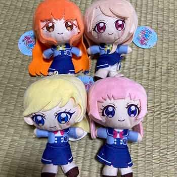 Amazon.co.jp: ひみつのアイプリ ぬいぐるみマスコット 4種セット