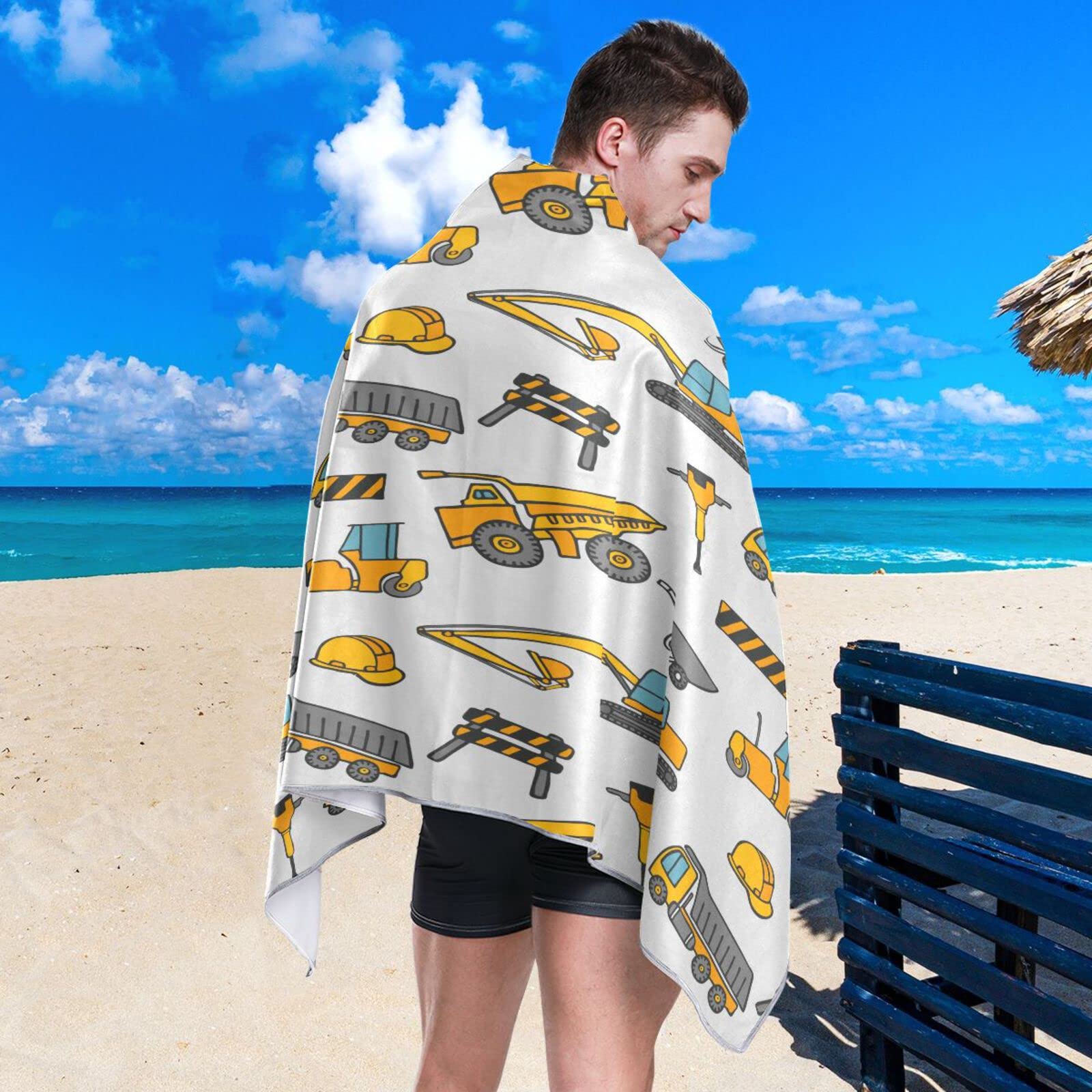 Serviette De Plage Aimantée, Légère Et Surdimensionnée, En Peluche Paisse Adapte Aux Voyages Et Compactes Tissu Anti Sable Schage Rapide 76 X Vert  14fb916e 63fa 50d4 B7e6 A3e9d719ac30