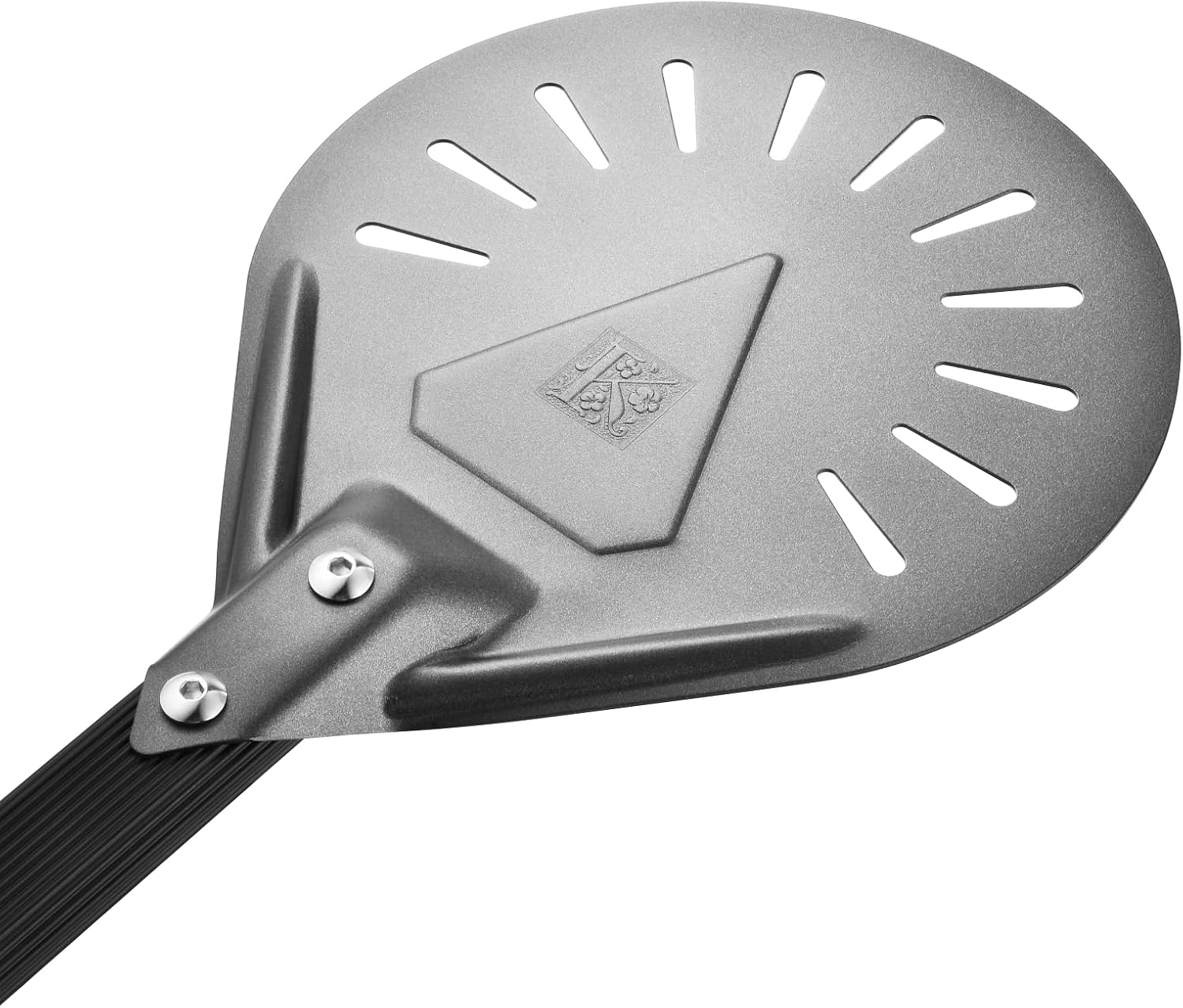 Pizza Turning Peel with Vintage Embossed Initials – Ideal for Outdoor Pizza Ovens – Perfect Pizza Turning Tool and Great Father’s Day Gift and BBQ Stocking Stuffer (K) Pizza Turning Peel with Vintage Embossed Initials – Ideal for Outdoor Pizza Ovens – Perfect Pizza Turning Tool and Great Father’s Day Gift and BBQ Stocking Stuffer (K)