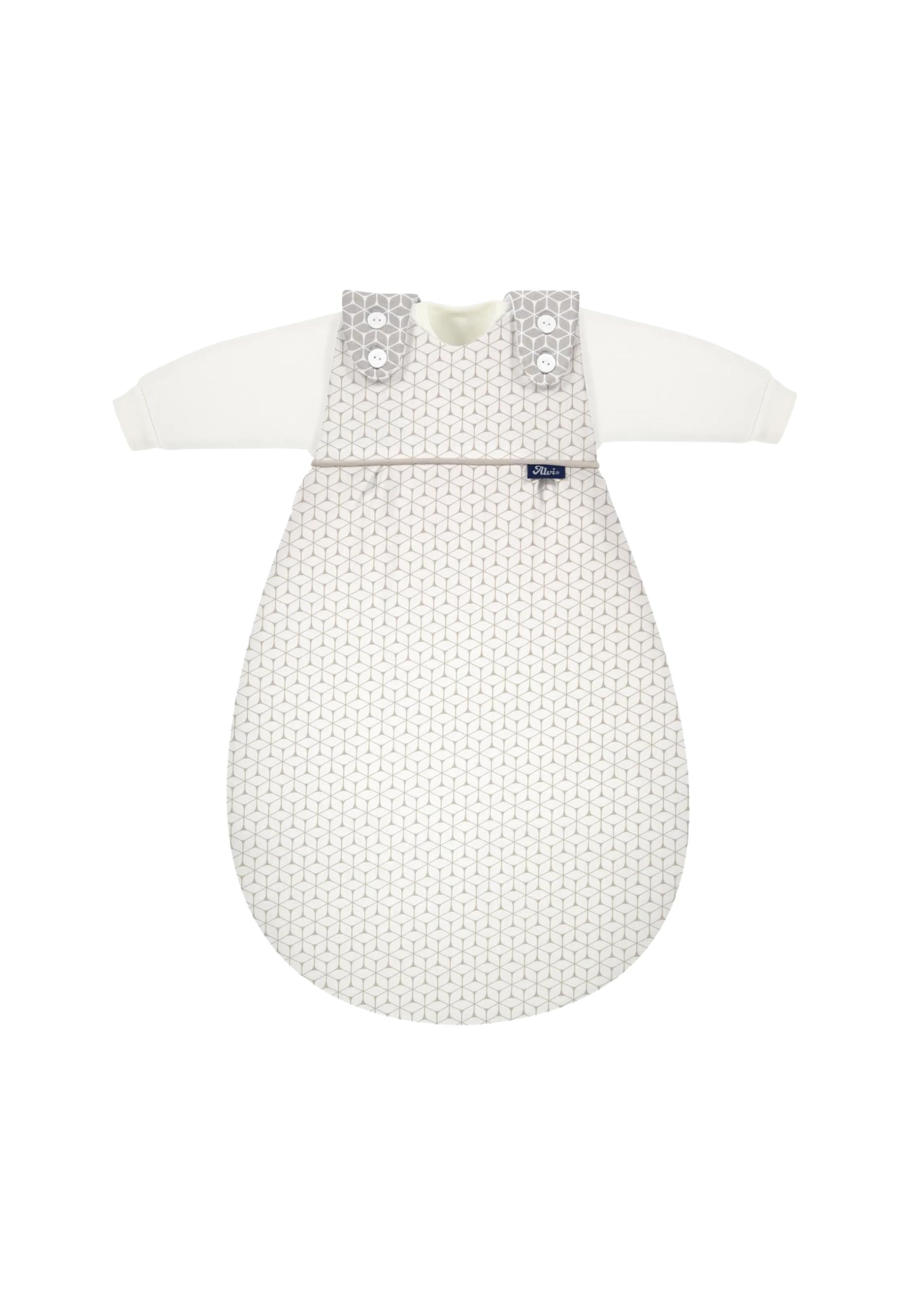 Alvi Baby-Mäxchen 3-teilig Baumwolle Baby Schlafsack Set, 2.5 TOG, Sommer- und Winterschlafsack, mitwachsendes Schlafsystem aus Baumwolle