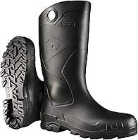 Dunlop Chesapeake Waterproof PVC Rubber Boots Men Women Lightweight Soft Toe Wide Calf Slip-Resistant Made USA Black Sizes 3-15