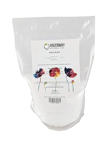 Greenway Biotech Fertilizante de urea para plantas Alta eficiencia 46% de nitrógeno 46-0-0 para plantas de interior y exterior Aqua Regia Gold
