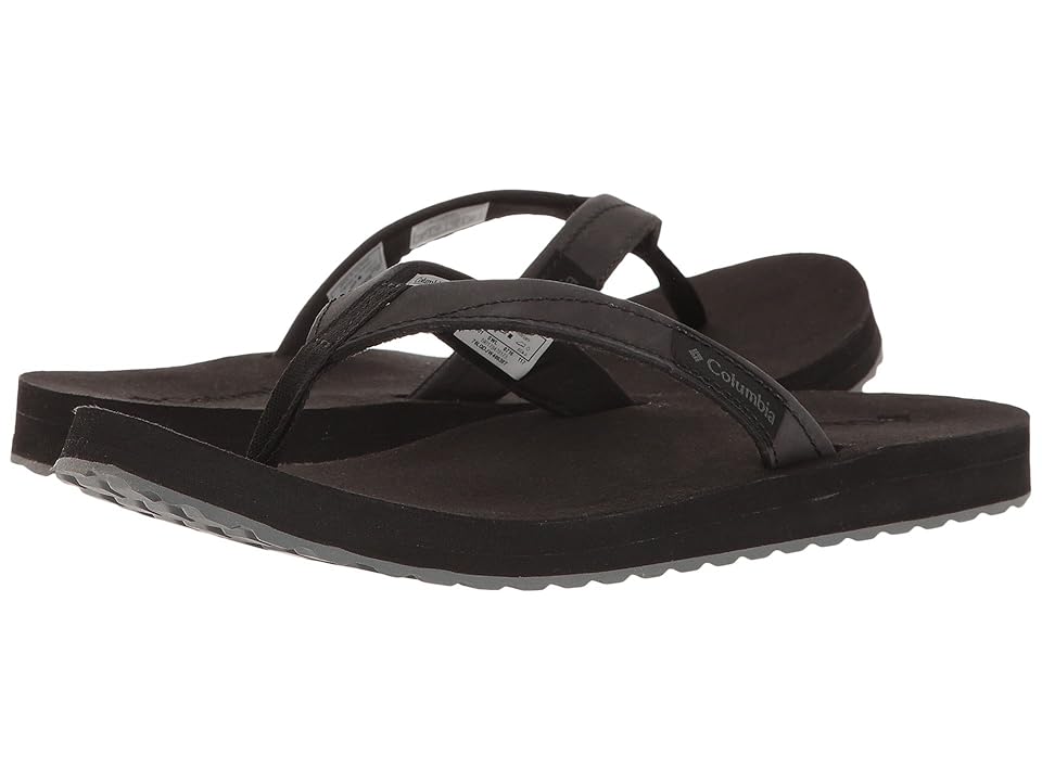 

Columbia Sorrento Leather Flip (Black/Graphite) Women's Sandals