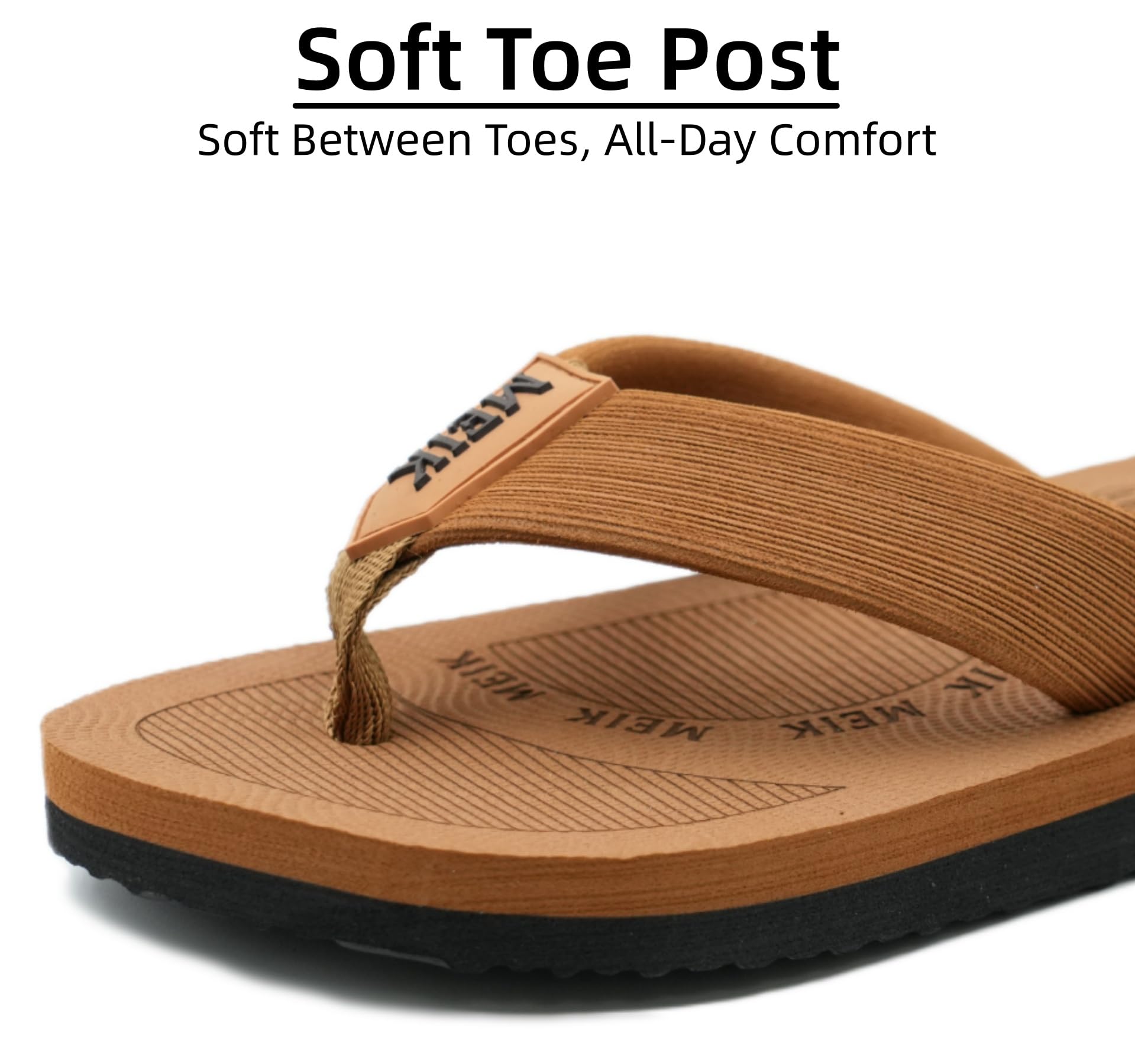 Meik Mangni Kids Flip Flops provide comfortable, quick-drying, and slip-resistant footwear for beach and pool adventures.