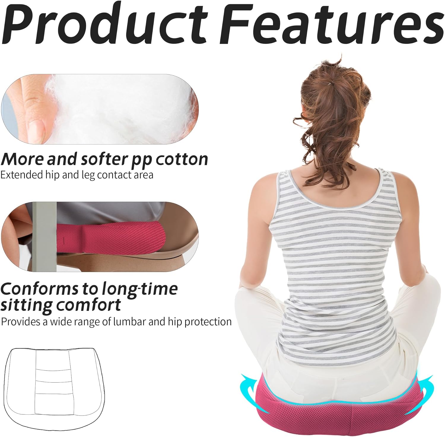 BIC Velocity Retractable Gel Pen Refills Medium Point 0.7 mm Black Pack Of  2 - Office Depot (ランファイダー) カーブースター 厚手 高さ調節可能 シートクッション 通気性メッシュカバー付き ポータブルシートクッション 運転