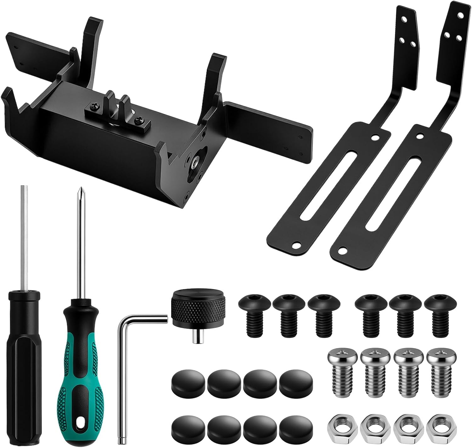 License Plate Holder for Tesla Model Y Juniper 2025 2026,Tesla Front License Plate Frame Mount, Anti-Theft Front Bracket with Tri-Wing Security Screws, Aluminum Alloy, No Drill Installation