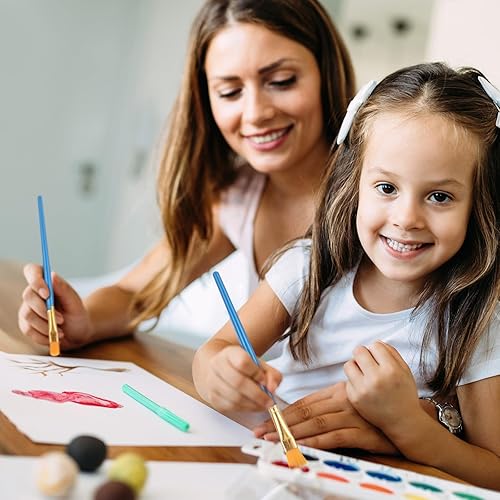 Miniatura 5 de Juego de 100 pinceles de pintura artística, pincel pequeño para detalles, pincel de pintura de acuarela al óleo, pinceles de artista para pintura