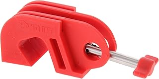 GraybaR Panduit PSL-CBNT Lockout with Universal Circuit Breaker Compatibility, Red