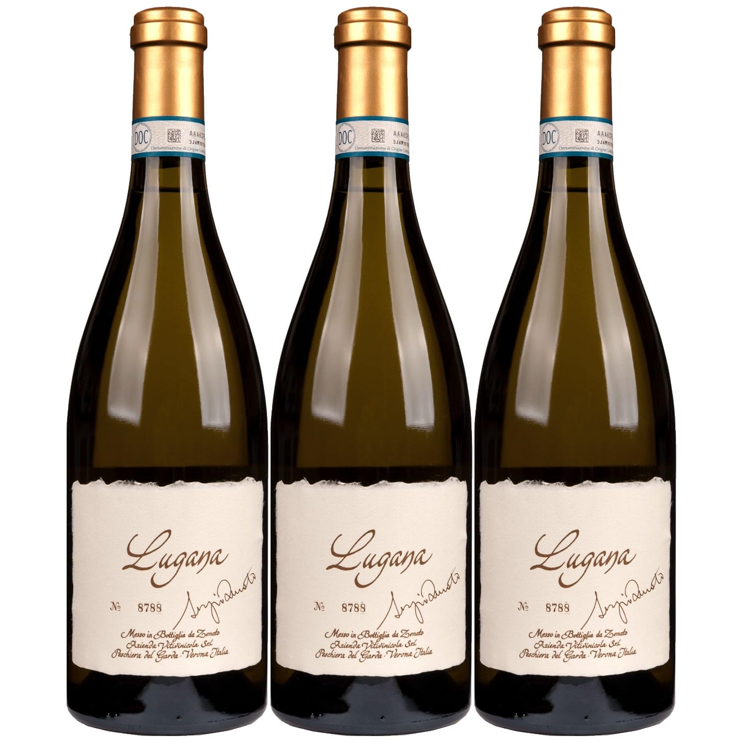 Zenato Lugana Riserva Sel. Sergio Weisswein Weiss trocken Italien inkl. FeinWert E-Book (3 x 0,75l)