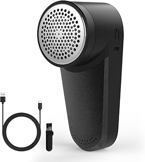 Fabric Shaver, Lint Remover for Clothes, Effectively and Quickly Remove Pills, Sweater Shaver with Stainless Steel Remove Clothes Fuzz, Lint Balls, Pills, Bobbles Black