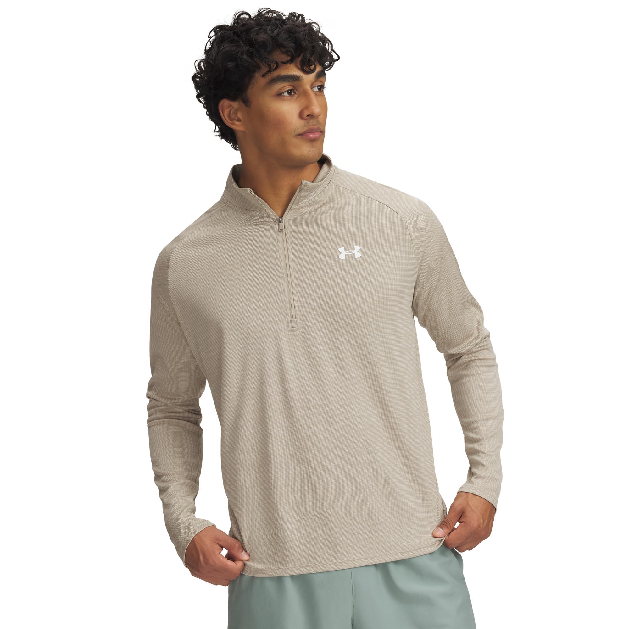 under armour Tech Textured 1/2 Zip, Stream/Black, XX-Large-picture-15