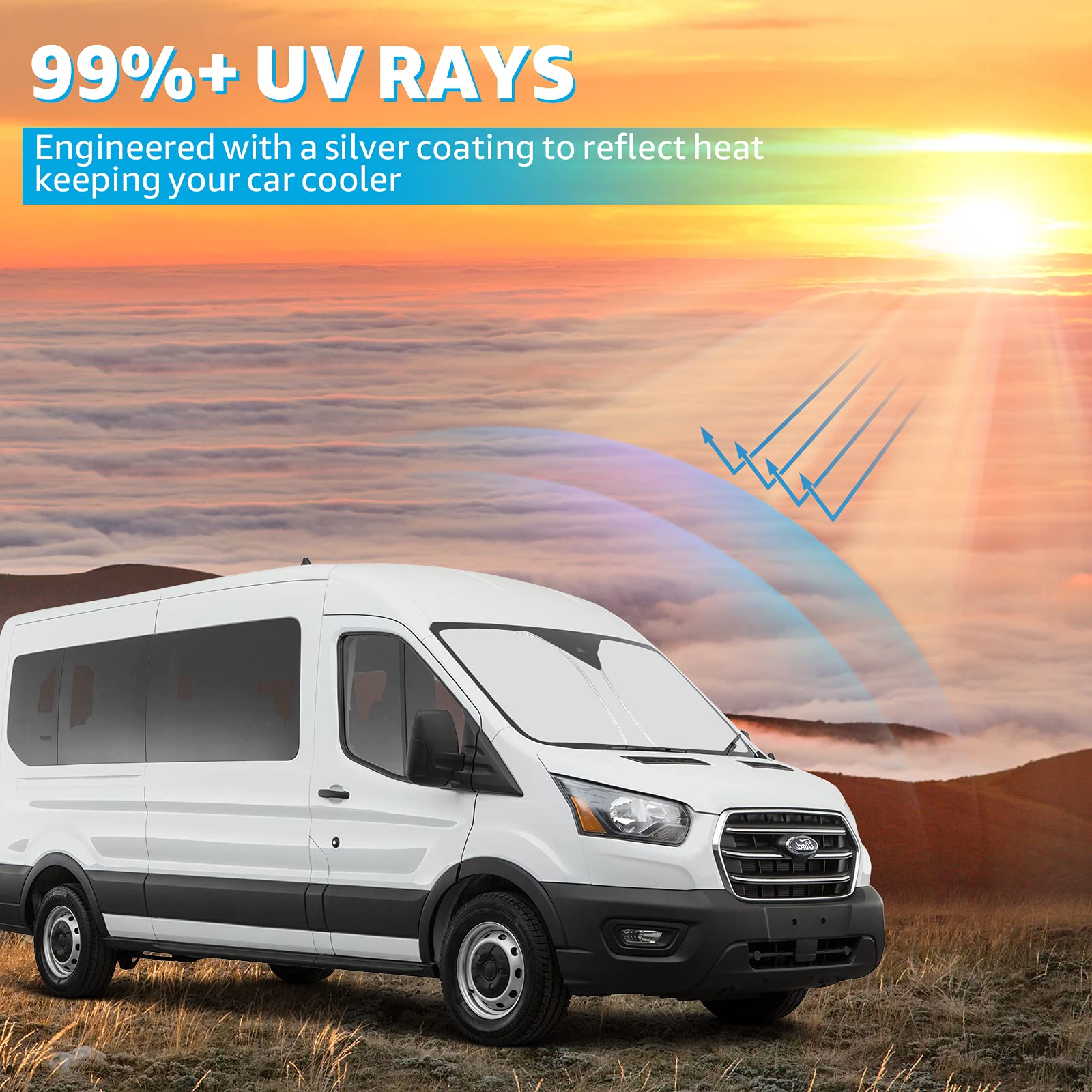 Gocciolatoio Parabrezza Anteriore Ford Transit Custom cod.BK21-V01914-AF (2012 > 2018) - F&P CRASH SRLS