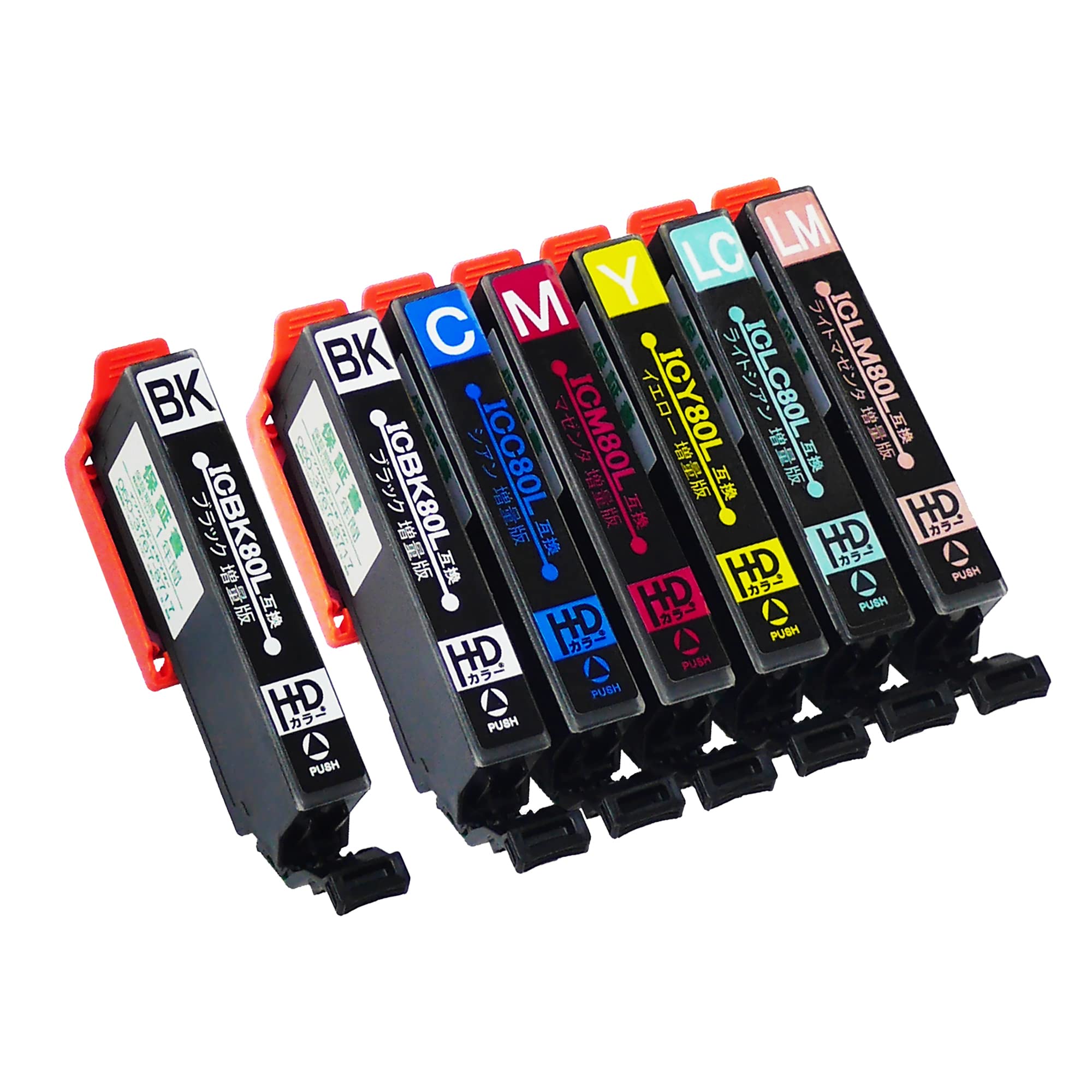 満*様 EP-976A3 EP-707A EP-807AB Amazon.co.jp: エプソン用 【80L 互換インク】 大容量6色セット+