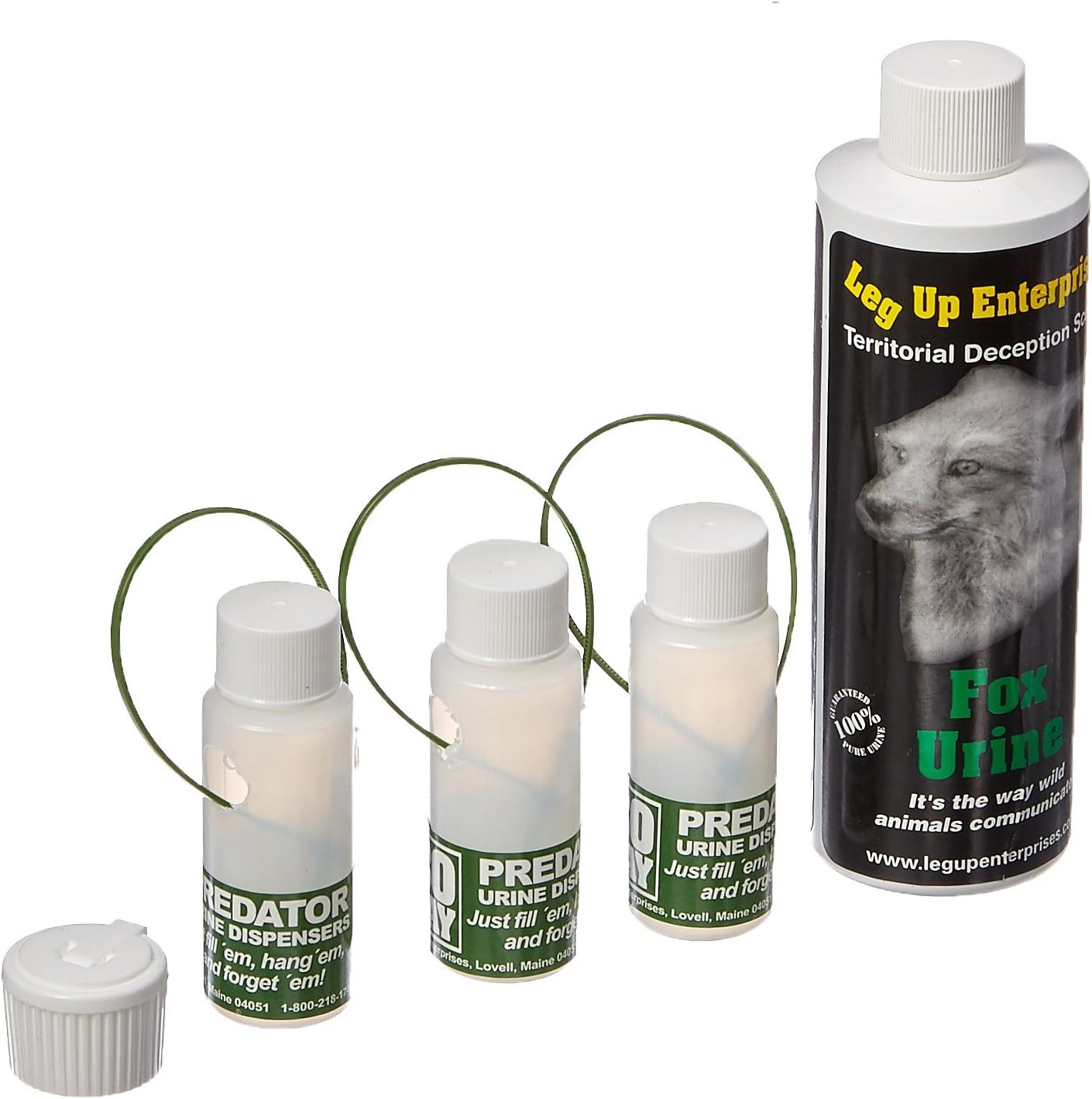 Fox Urine with 3 30 Day Dispensers, 8-Ounce - 91006