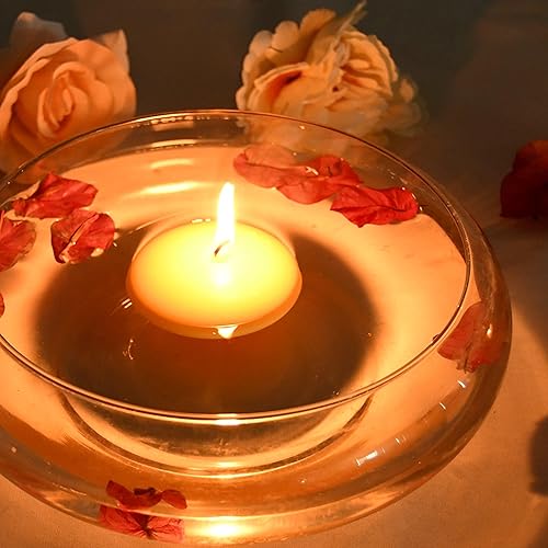 Miniatura 8 de Zest Candle Velas flotantes de 12 piezas, 3 pulgadas, color amarillo