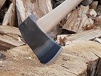 Vista 2 de Hacha de caída de una sola broca COUNCIL TOOL - Hacha de división de 5 libras con mango recto de madera de 28" y cabeza de acero forjado - SU50D28S