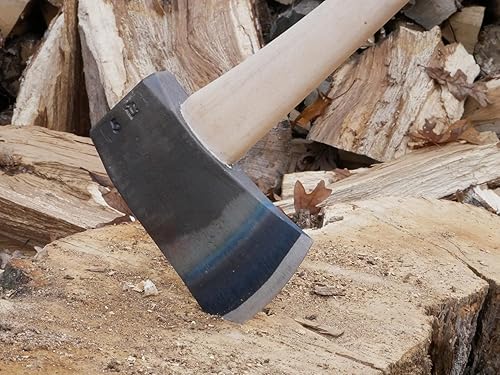 Miniatura 2 de COUNCIL TOOL Hacha de Faller de una broca  Hacha de división de 5 libras con mango de madera recta de 28 pulgadas y cabeza de acero forjado en caída