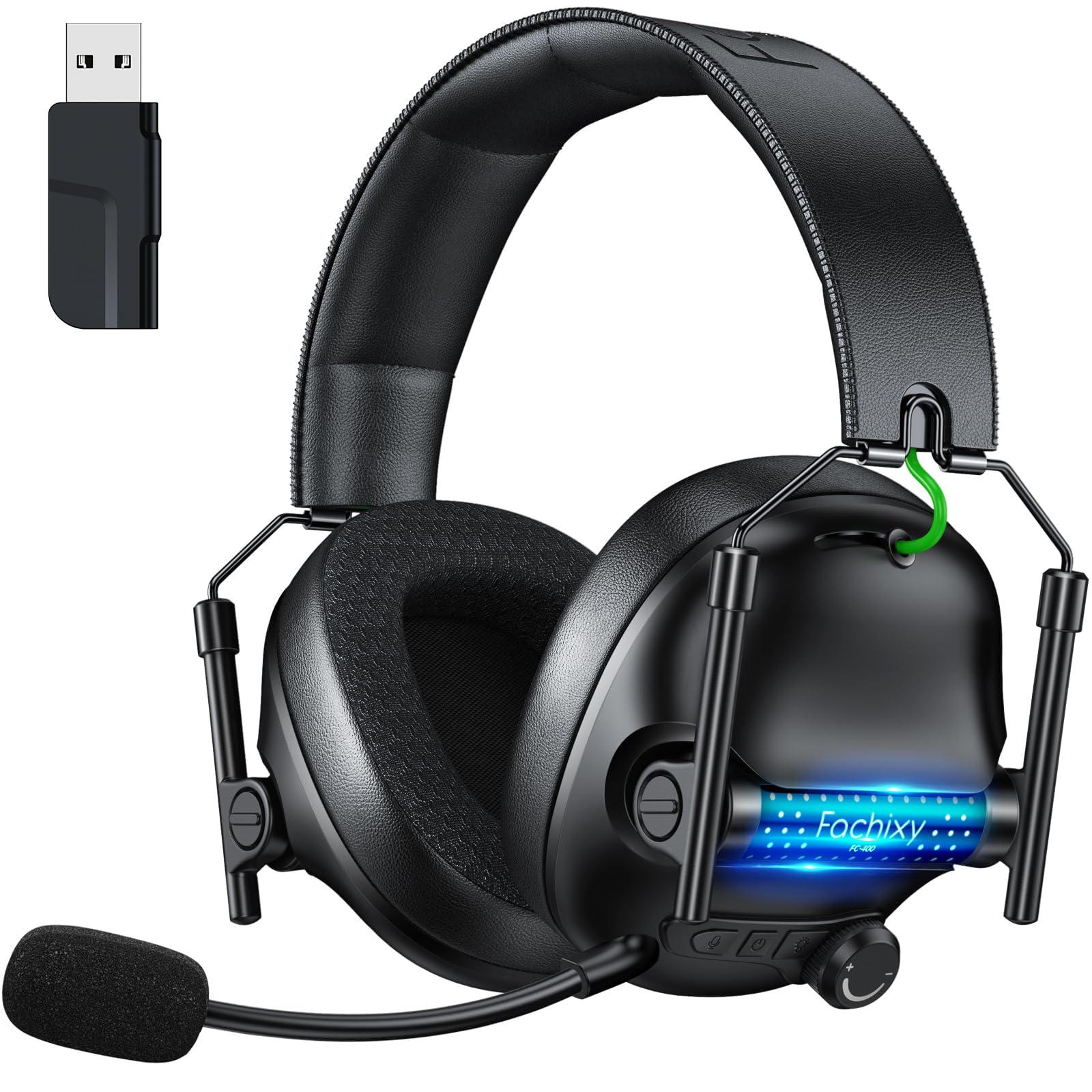 Amazon.com: Fachixy FC400 2.4GHz Wireless Gaming Headset with