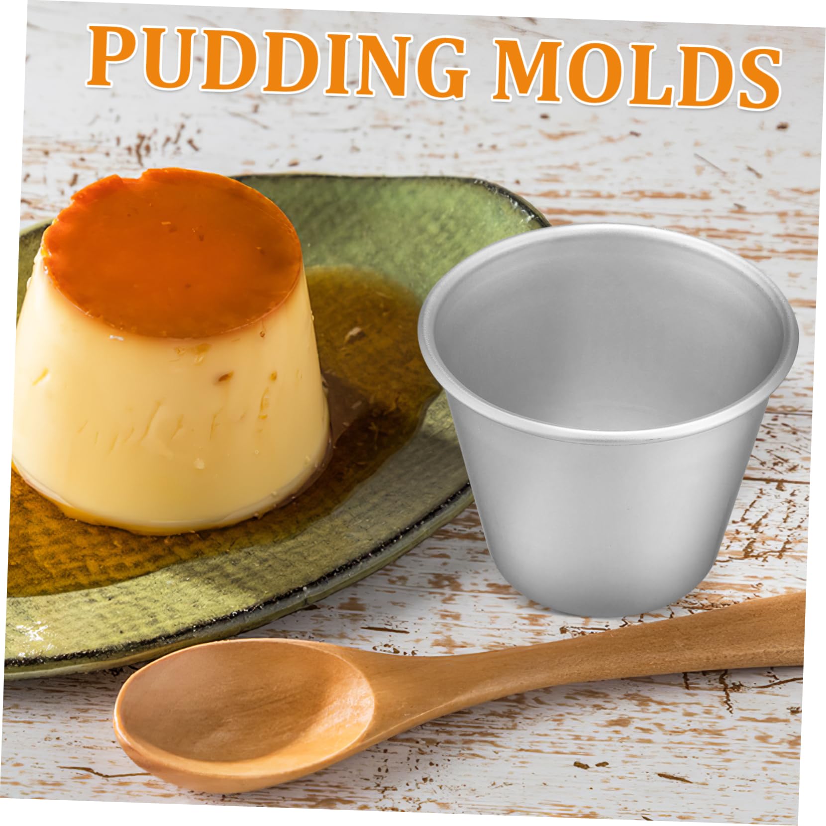 LABRIMP 16piezas Moldes Para Pudding y Muffins De Utensilios De Repostería Para Pasteles y Magdalenas Moldes Antiadherentes Para Hornear y Cocinar Deliciosos Postres