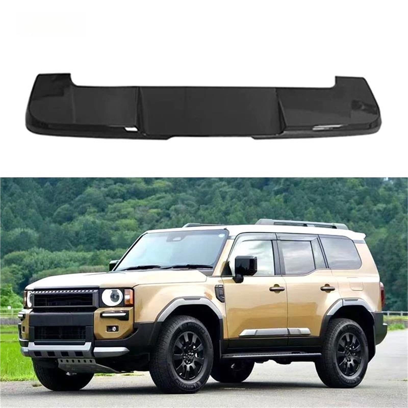 Spoiler Baule Ala Spoiler Sul Tetto Bagagliaio Per 4x4 Spoiler Posteriori | Accessori per la modifica esterna dei veicoli fuoristrada