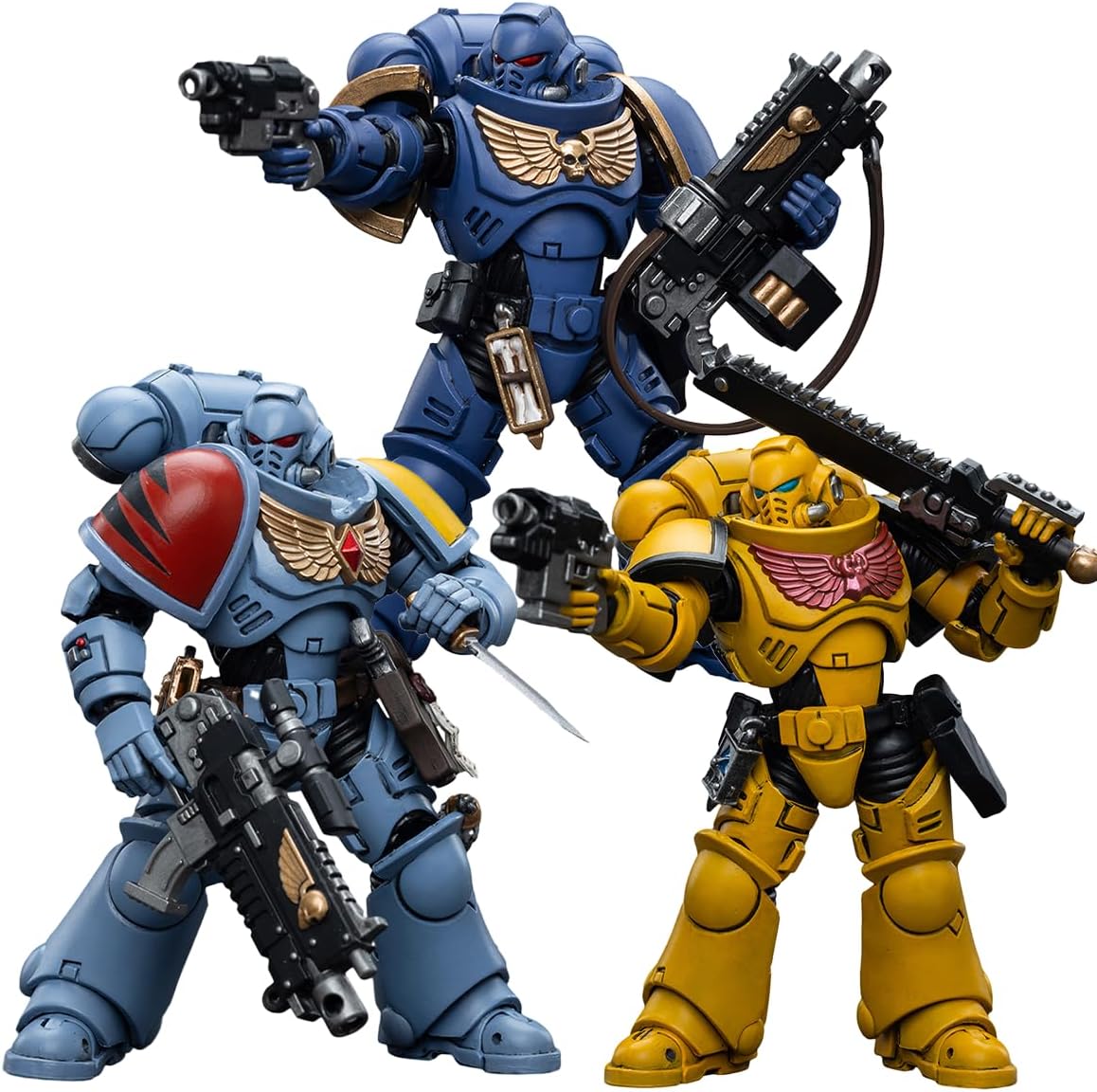 JOYTOY Warhammer 40,000 1/18 Action Figure Intercessors 3PCS Collection Model Birthday