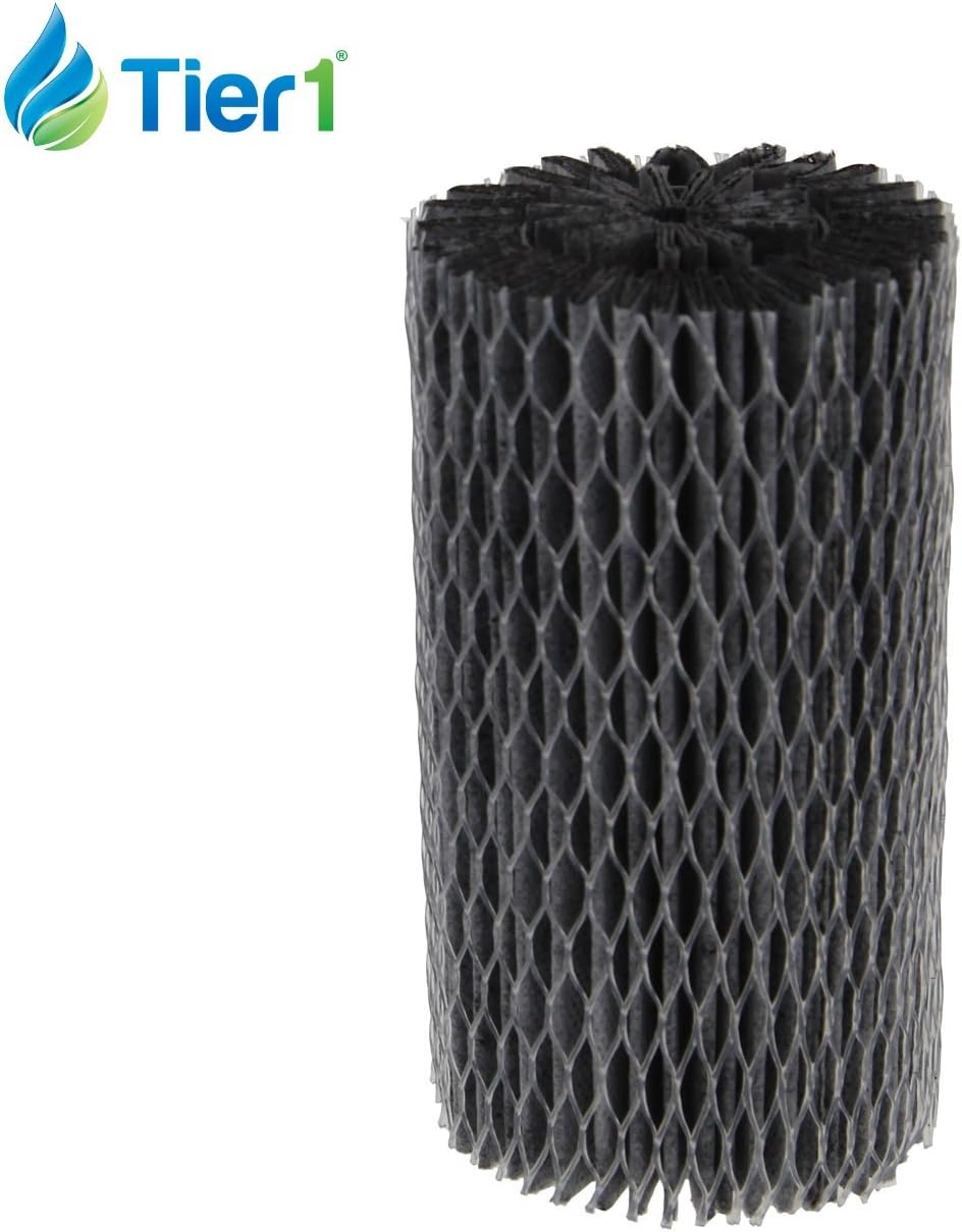 Close-up of the Tier1 RAF1170 Refrigerator Air Filter, showing its honeycomb structure.