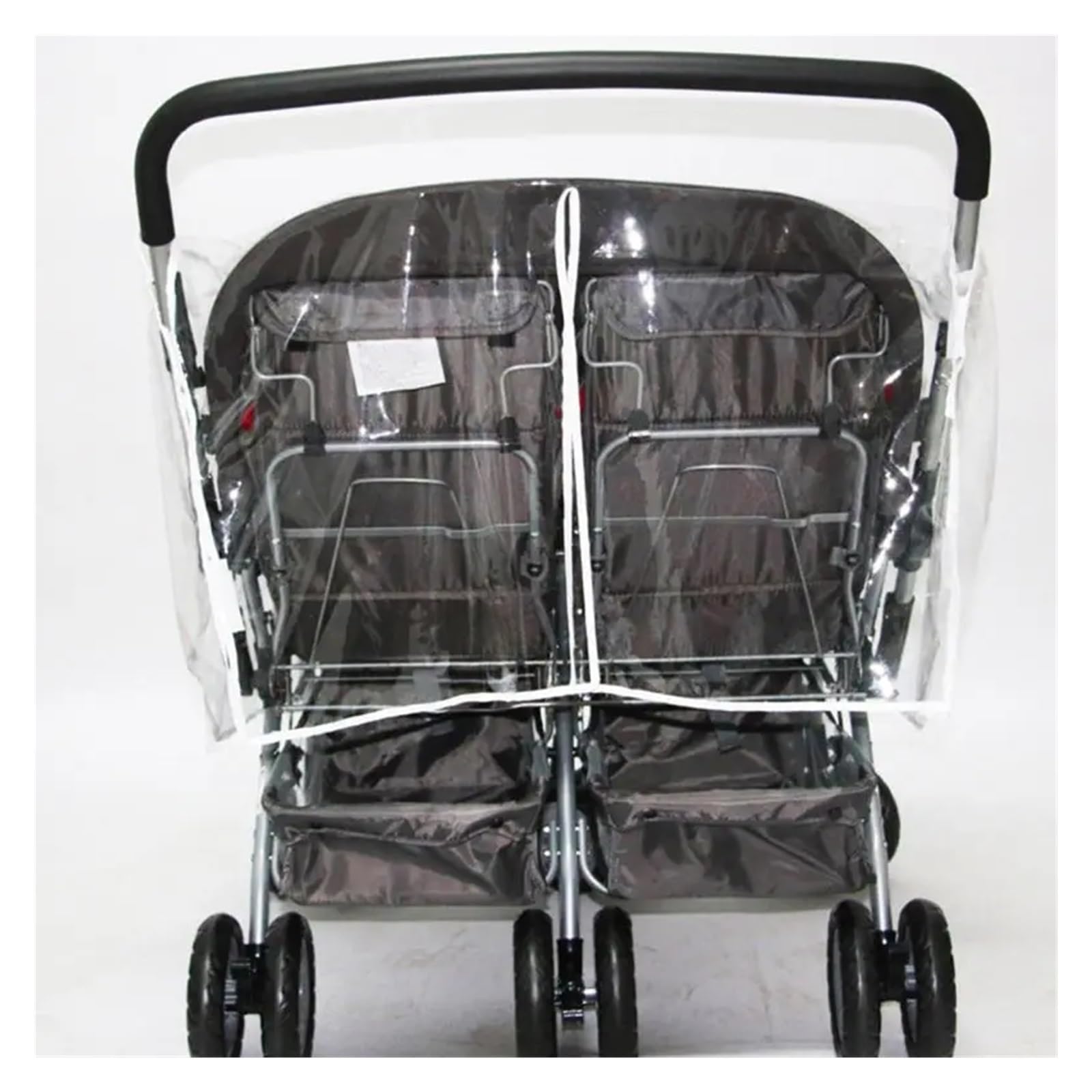 Housse Pluie pour Poussette Housse de Pluie for Poussette for Jumeaux, imperméable Transparente for Poussette, Pare-Vent et Anti-poussière