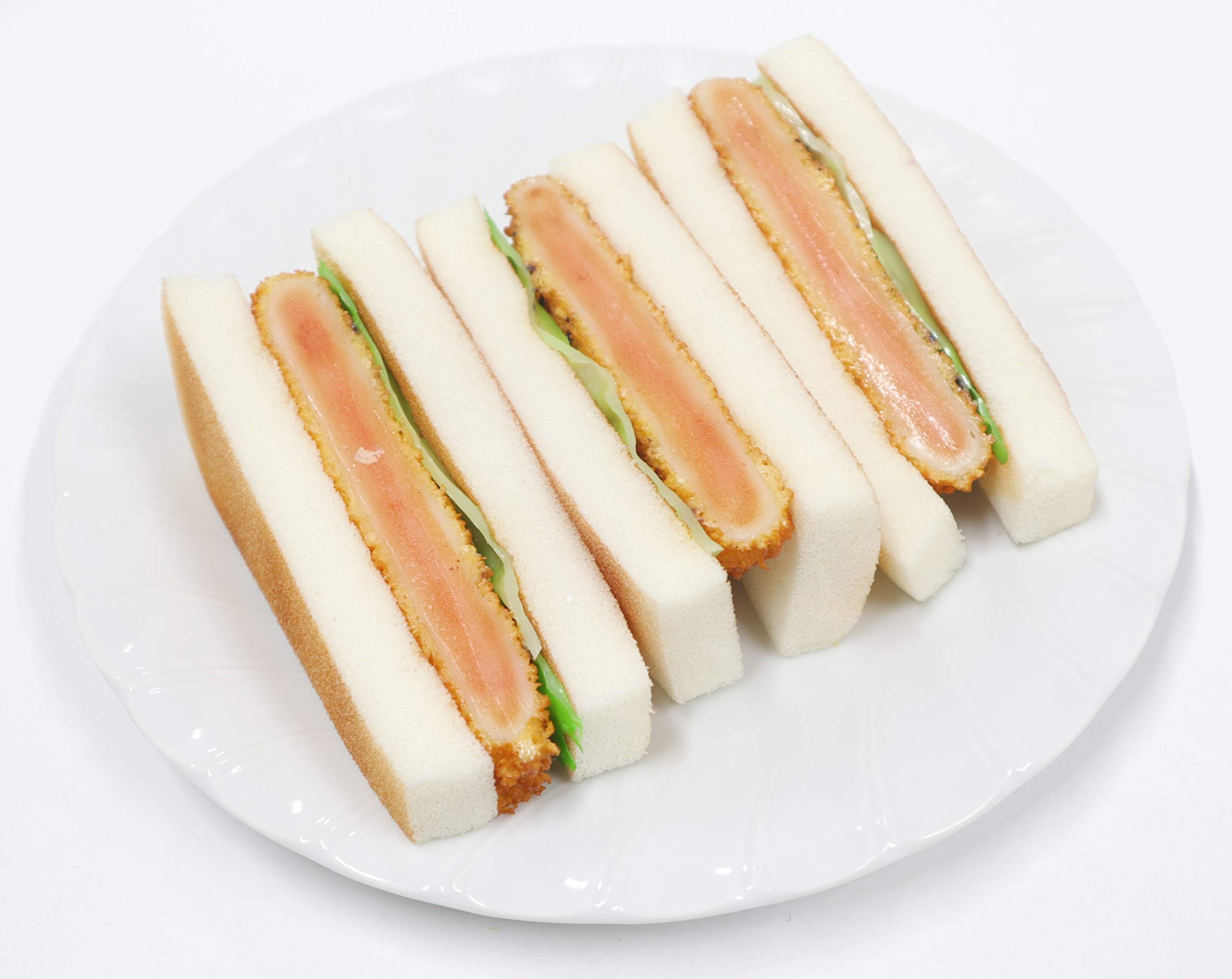 Amazon.co.jp: 食品サンプル カツサンドイッチ（3個セット