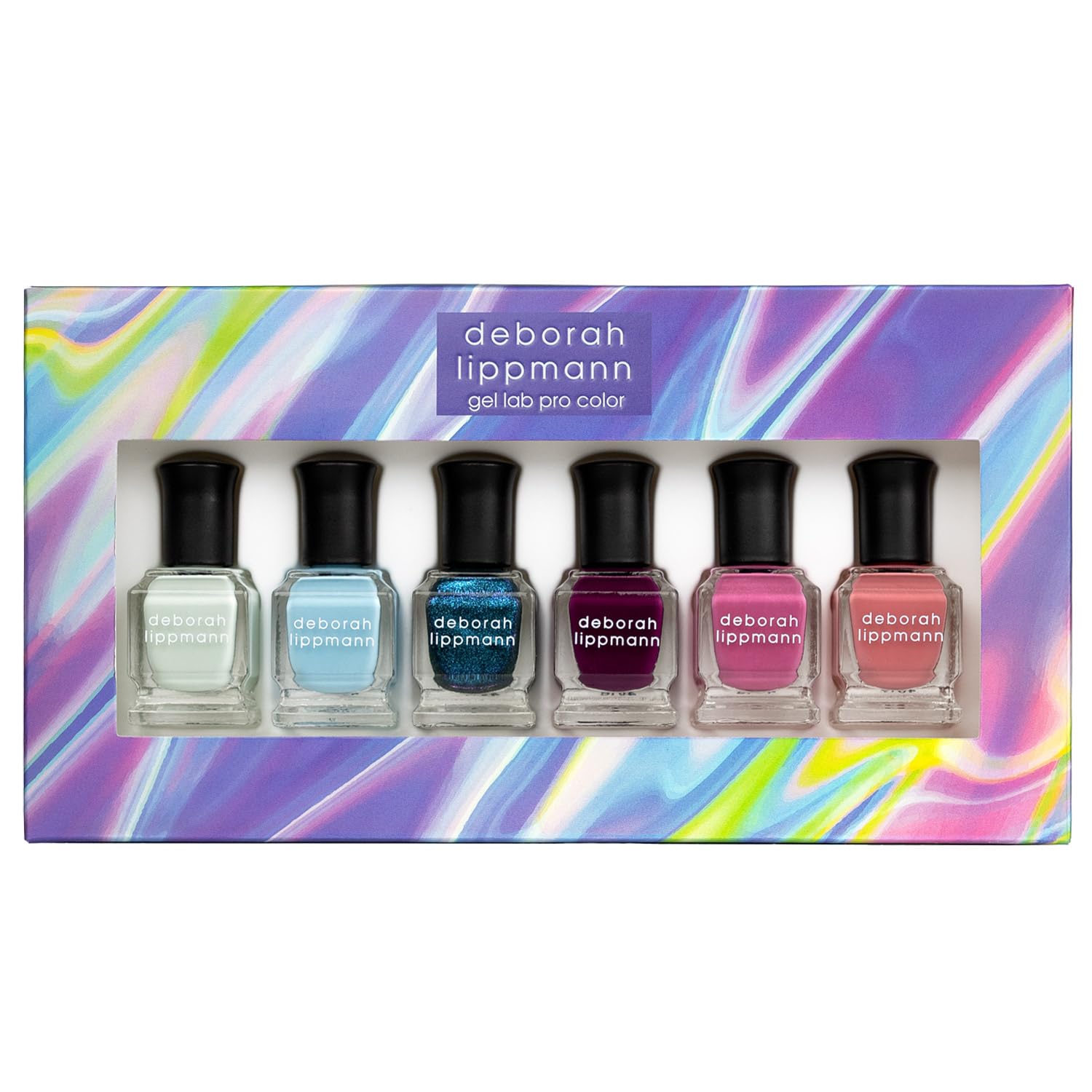 Deborah LippmannGel Lab Pro Nail Polish Set, Treatment Enriched Formula for Nail Health, Wear, and Shine, Vegan, No Animal Testing, 21 Free Formula