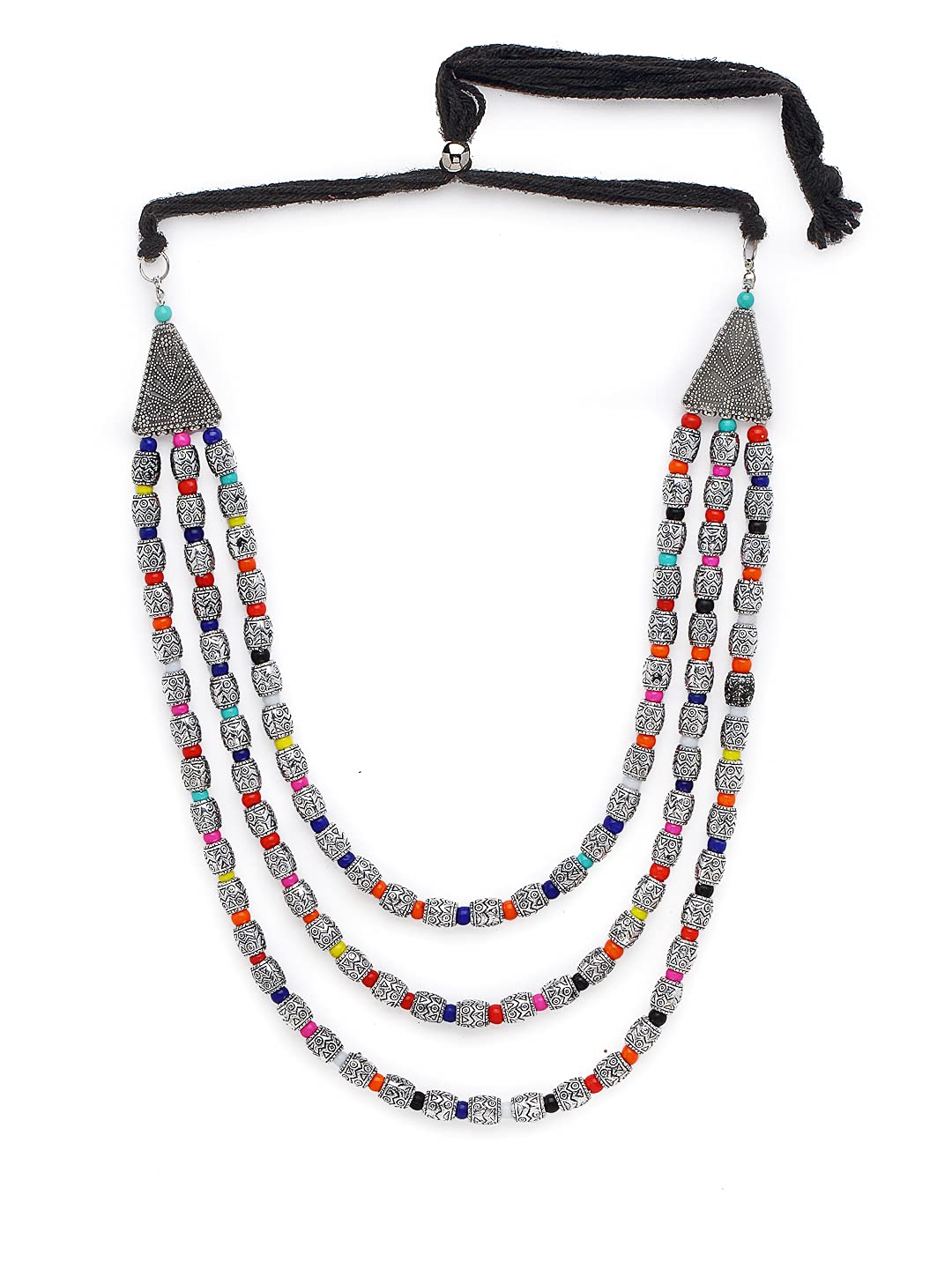 YouBella Jewellery for Women Aghani Tribal Oxidised Necklace for Women & Girls (Multi-Color) (YBNK_5838) (B091N5D3XJ) Amazon Price History, Amazon Price Tracker