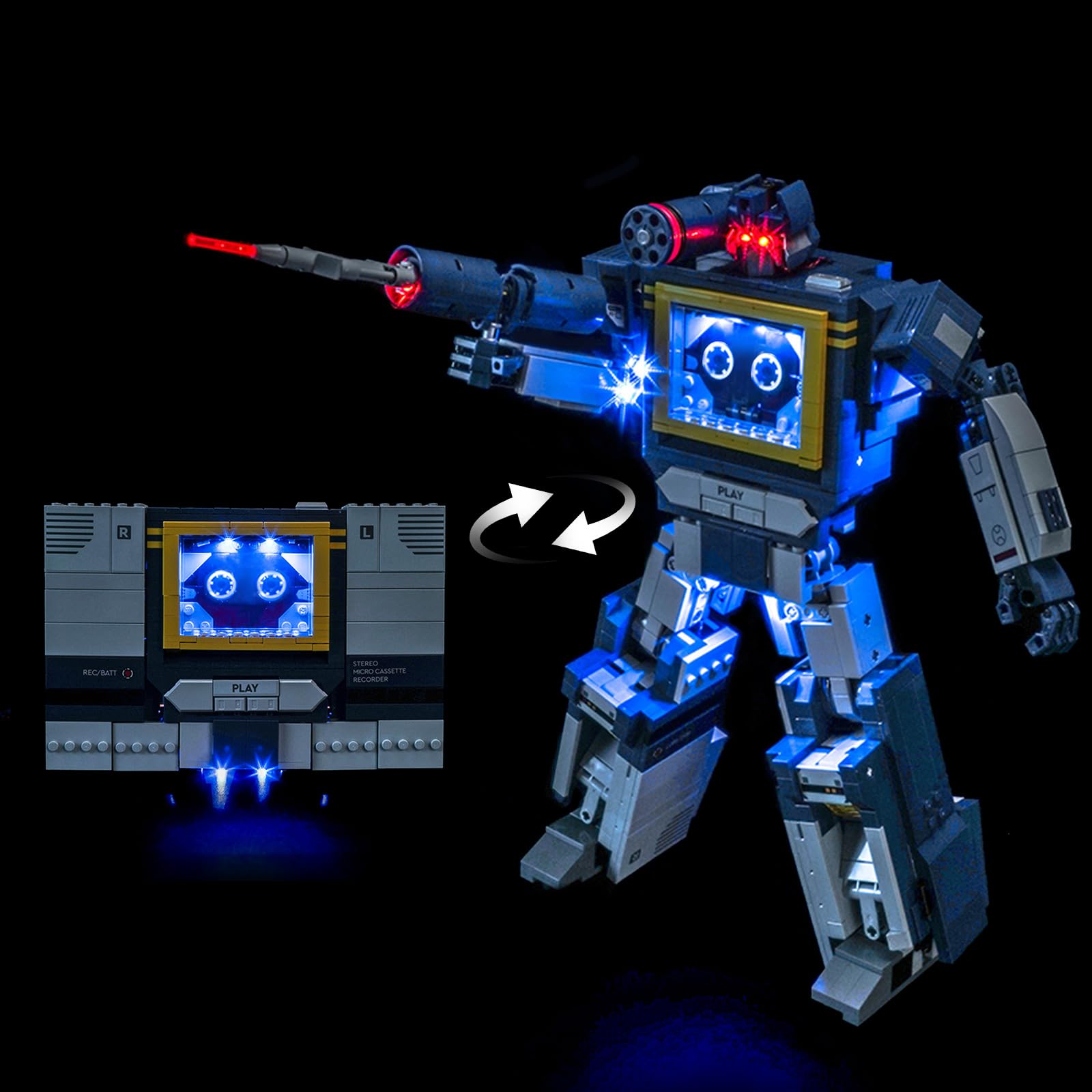 Light Kit Compatible with Lego 10358 T ransformers: Soundwave (No Model)