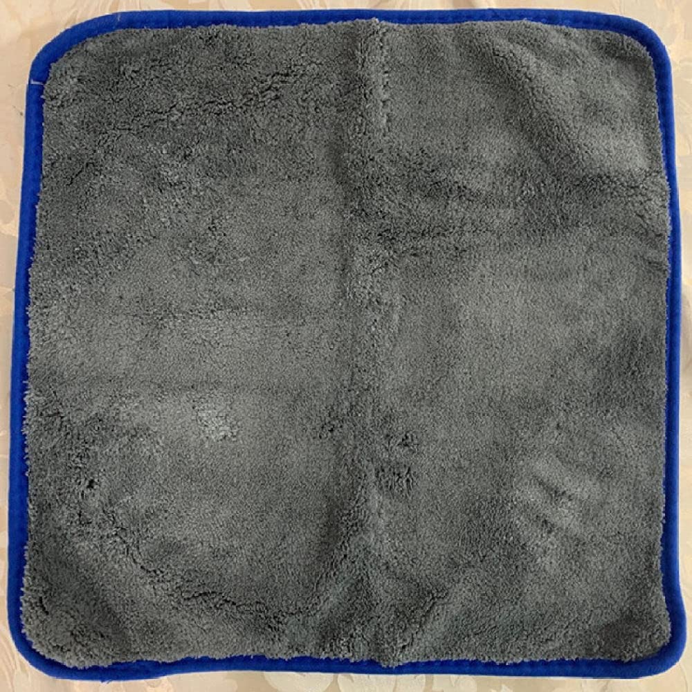 Asciugamano per lavaggio auto Asciugamano in microfibra ultra-spesso Asciugamani per asciugatura auto Dettagli auto Pulizia Lucidatura Accessori in panno per lavaggio auto in microfibra, confezione d