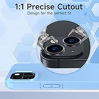 Vista 4 de YWXTW Protector de lente de cámara para iPhone 15/15 Plus/16e/ 17e, anillo de metal antiarañazos individual protector de pantalla de vidrio templado