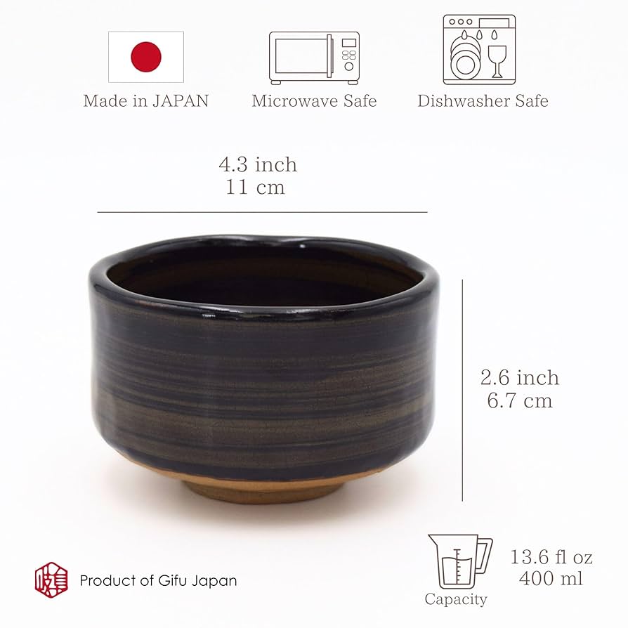 Amazon.com: Product of Gifu Japan Ceramic Matcha Bowl