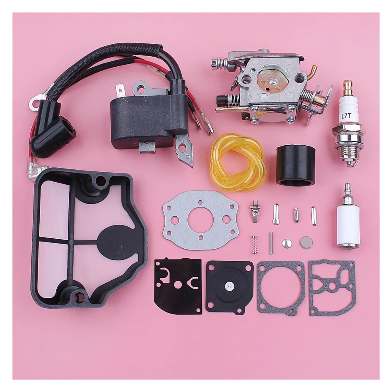 Kit de Bobina de Encendido del carburador for Motosierra 136, 137, 141 y 142, Piezas de Motor de Gasolina, Herramienta eléctrica