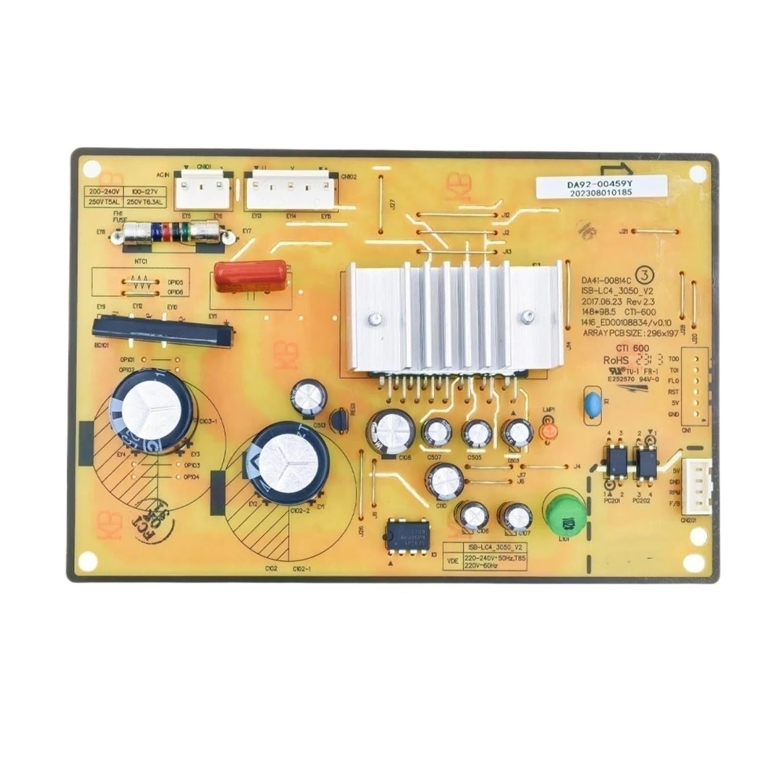 Placa de control de nevera Placa principal Placa De Control DA41-00814C PCB Circuito DA92-00459Y Para Refrigerador, Base, Piezas Congelador