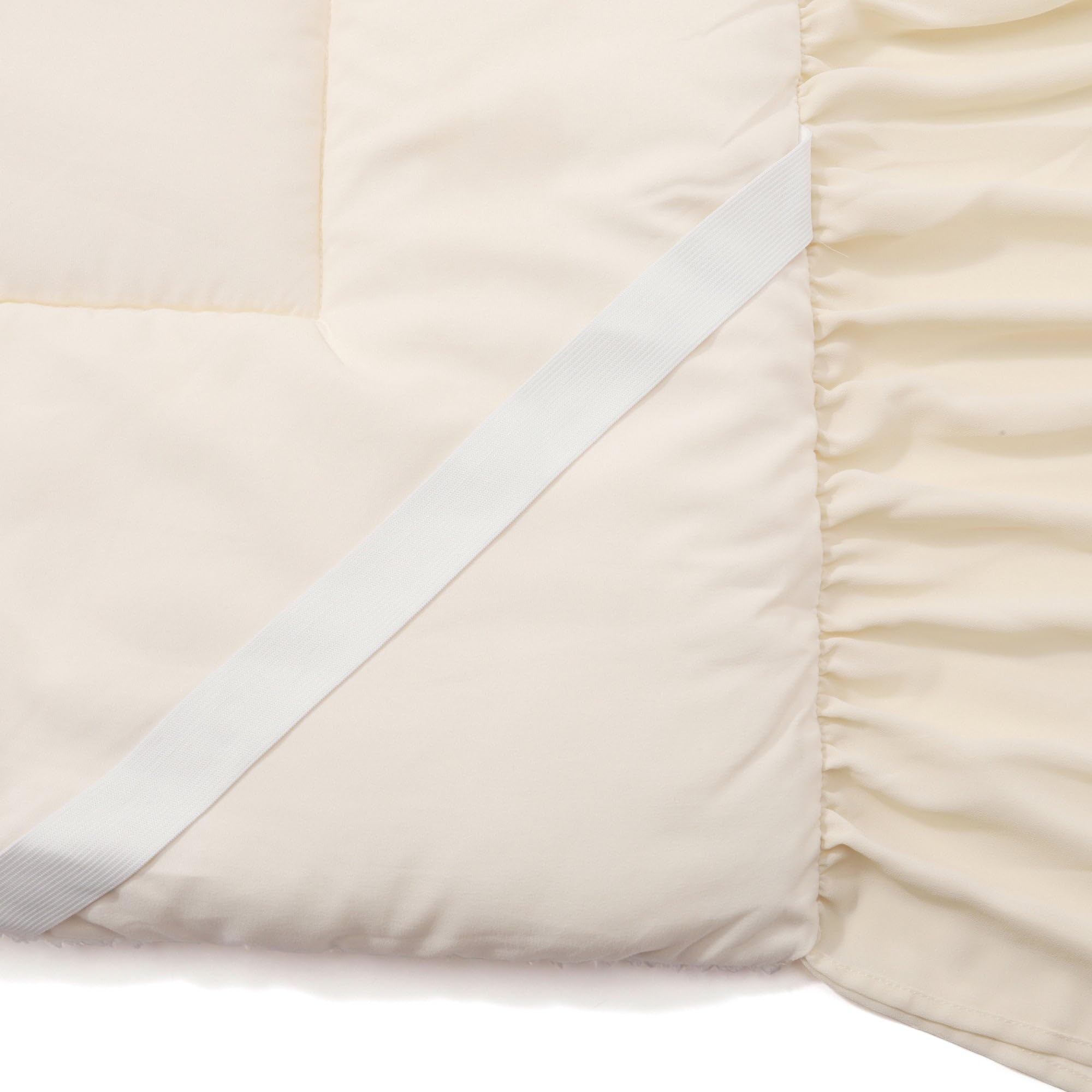 Amazon｜Francfranc フランフラン WARMY ホワモコ フリル ベッドパッド